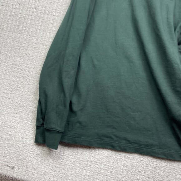 Rodd & Gunn Jumper Men L Forest Green Logo 1/4 Zip College Pullover Burnbridge - Picture 10 of 13